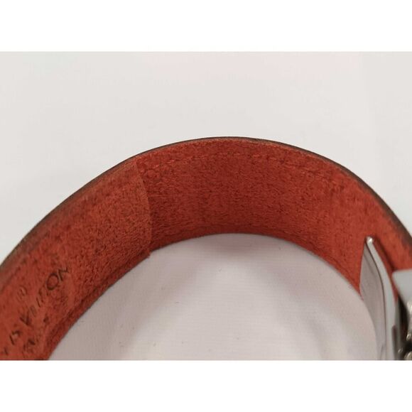 Louis Vuitton Vachetta Monogram Flower Leather Bracelet - Picture 5 of 10